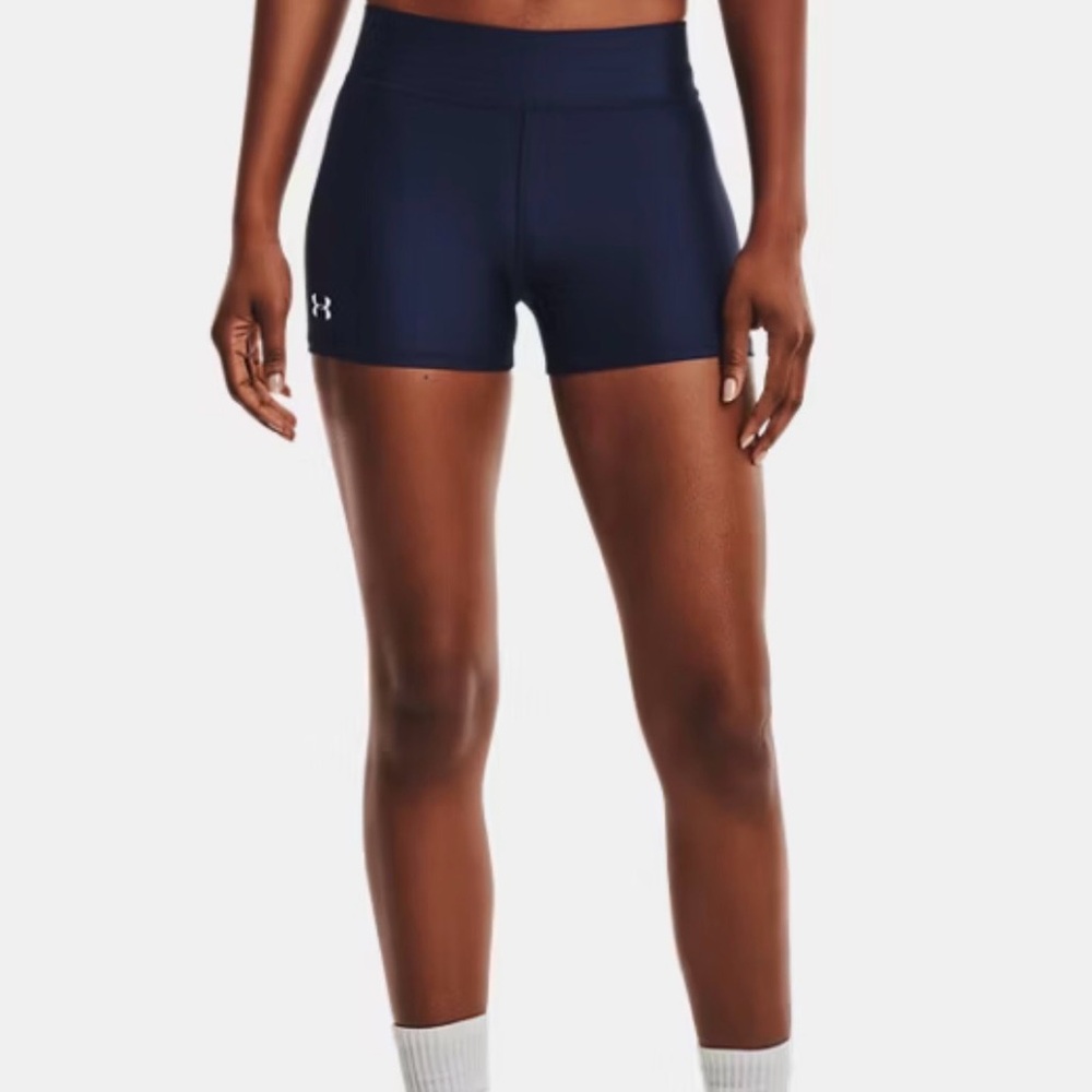Navy Under Armour Spandex Shorts
